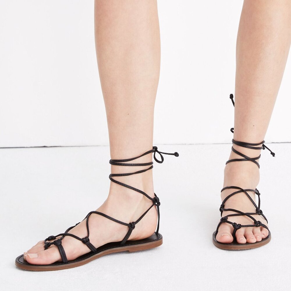 Madewell The Boardwalk Lace-Up Sandal - Picture 5 of 5